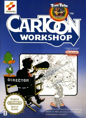 Tiny Toon Adventures Cartoon Workshop (Europe) box cover front